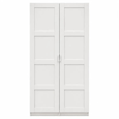 IKEA PAX/BERGSBO Wardrobe Combination | White - used 5 months - Al Thahani Furniture