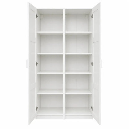 IKEA PAX/BERGSBO Wardrobe Combination | White - used 5 months - Al Thahani Furniture