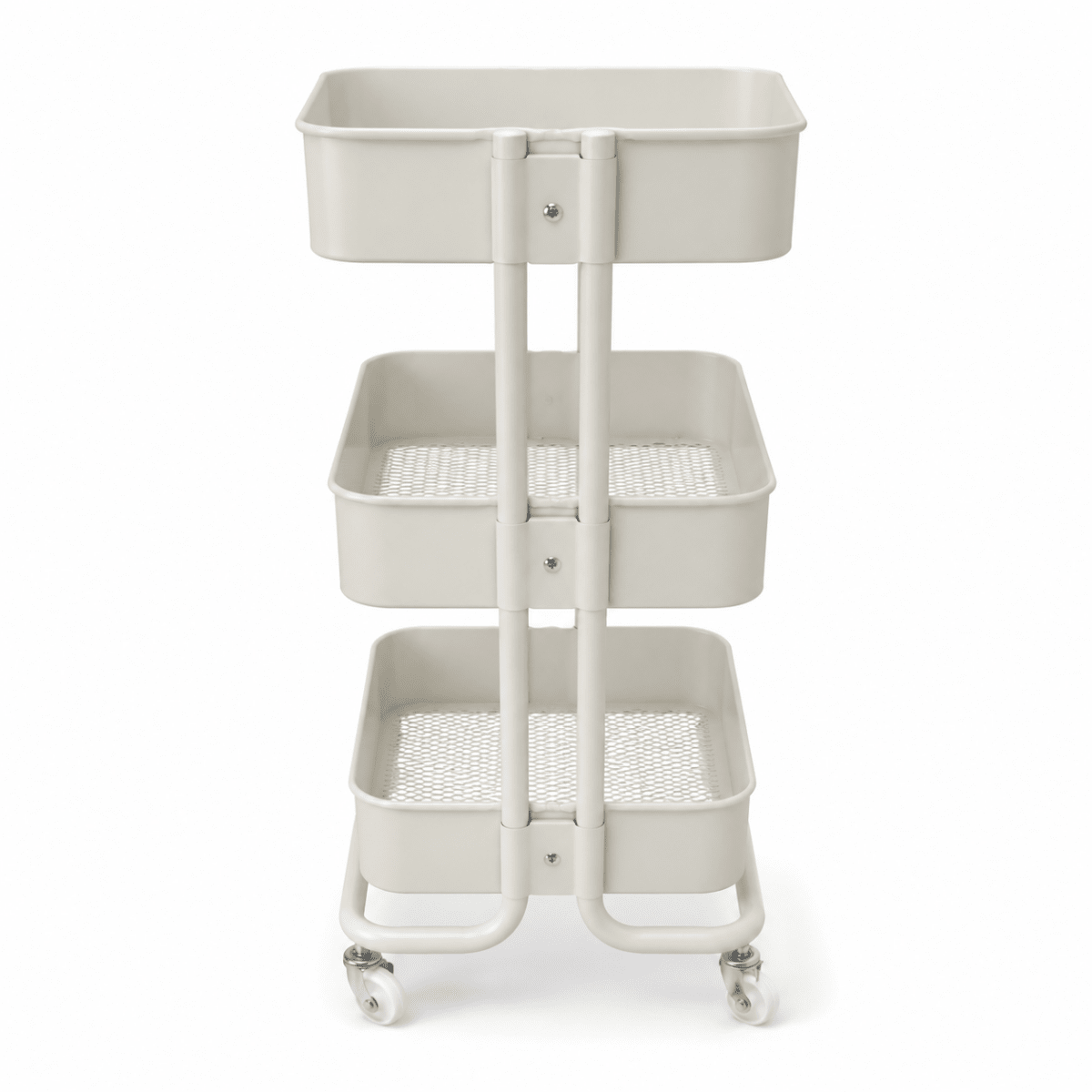 IKEA RÅSKOG 3-Tier Trolley – White – Rolling Storage Cart - Al Thahani Furniture