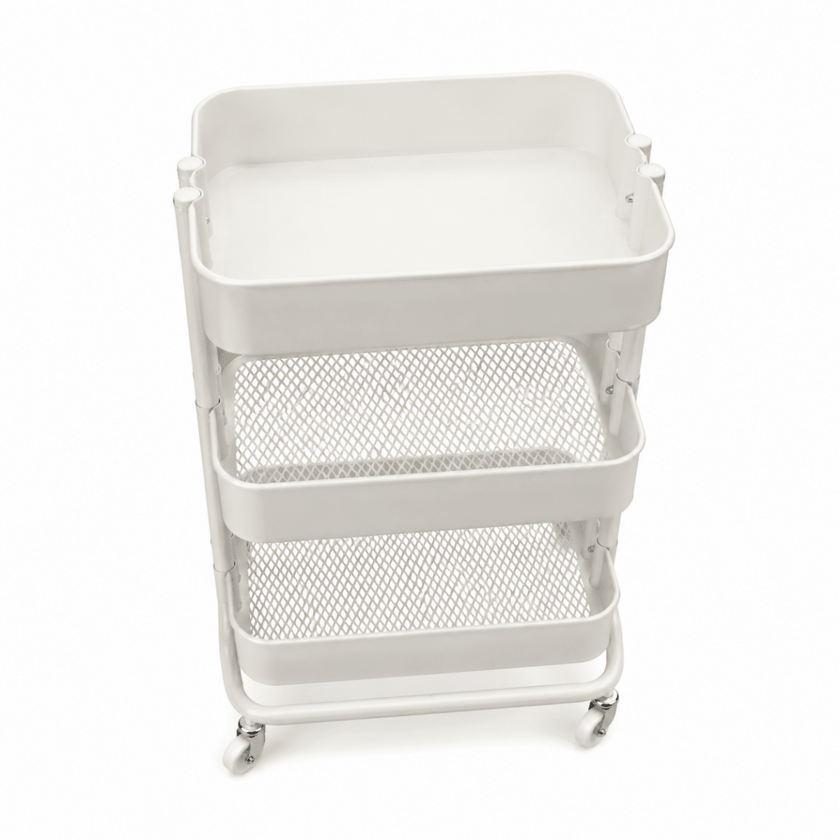 IKEA RÅSKOG 3-Tier Trolley – White – Rolling Storage Cart - Al Thahani Furniture