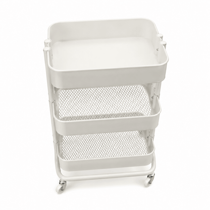 IKEA RÅSKOG 3-Tier Trolley – White – Rolling Storage Cart - Al Thahani Furniture