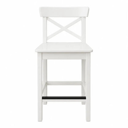 IKEA ROSENTORP Bar Stool with Backrest - used 5 months - Al Thahani Furniture