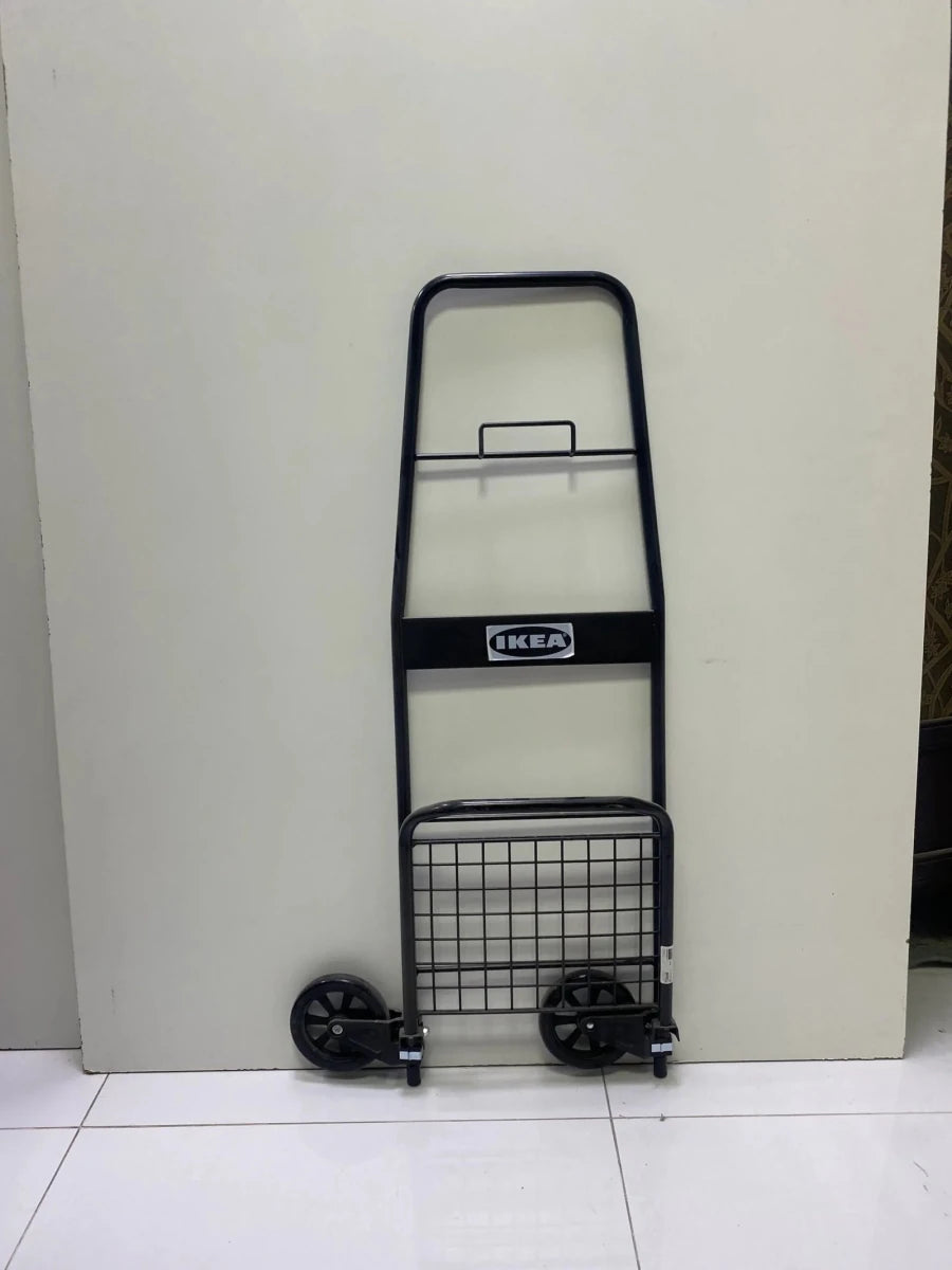 IKEA RULLEBÖR Black Folding Trolley | 50 kg Capacity - althahanifurniture