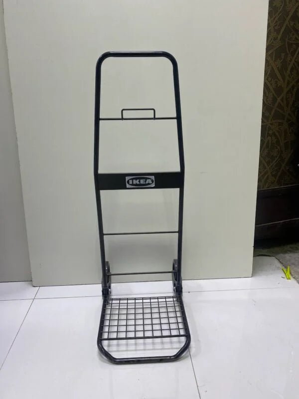 IKEA RULLEBÖR Black Folding Trolley | 50 kg Capacity - althahanifurniture