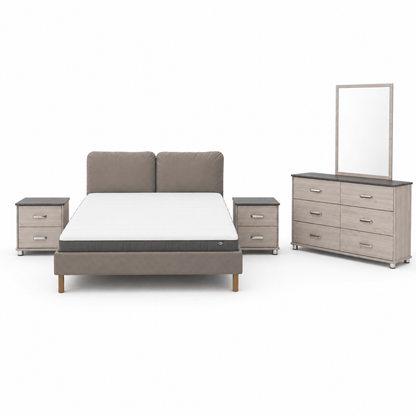 IKEA SAGESUND 5-Piece King Bedroom Set Bundle with Mattress – 180 × 200 cm - Al Thahani Furniture