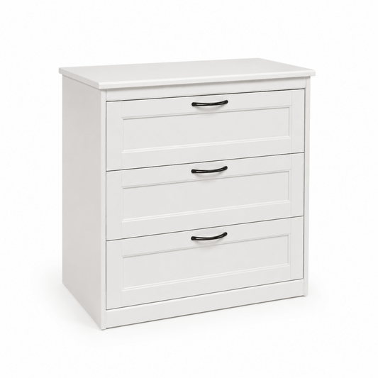 IKEA SONGESAND Chest of 3 Drawers – White – 82 × 50 × 81 cm - Al Thahani Furniture