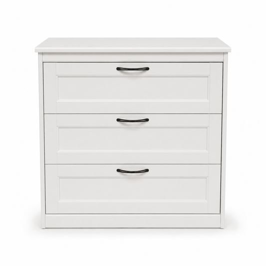 IKEA SONGESAND Chest of 3 Drawers – White – 82 × 50 × 81 cm - Al Thahani Furniture