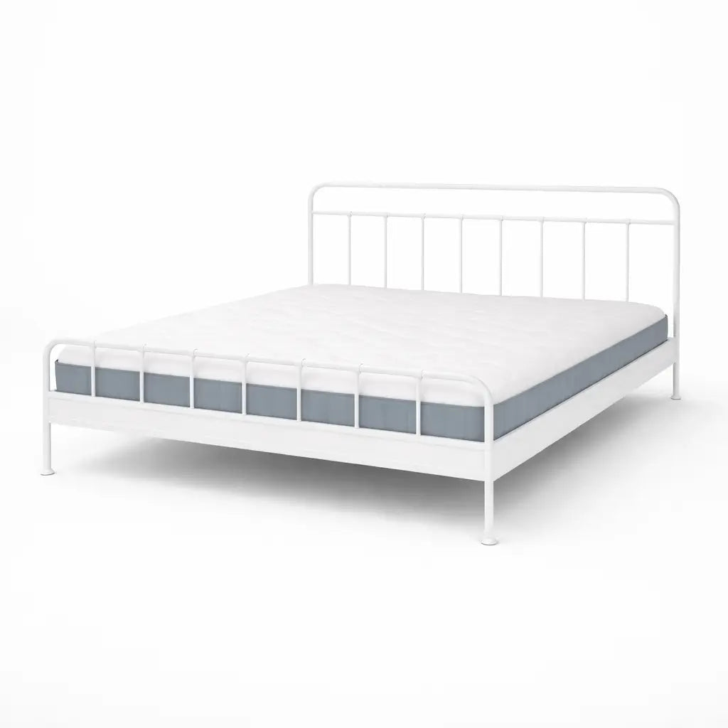 IKEA STJÄRNÖ King Bed with Mattress – 180x200 cm – Contemporary Design – Premium Mattress Included - althahanifurniture