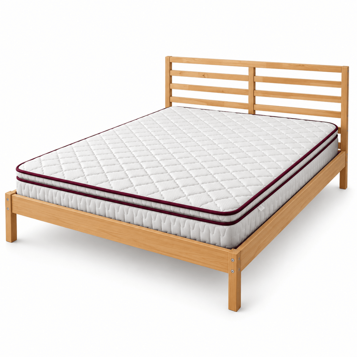 IKEA TARVA Double Bed Frame with Mattress – Solid Pine – 160 × 200 cm - Al Thahani Furniture