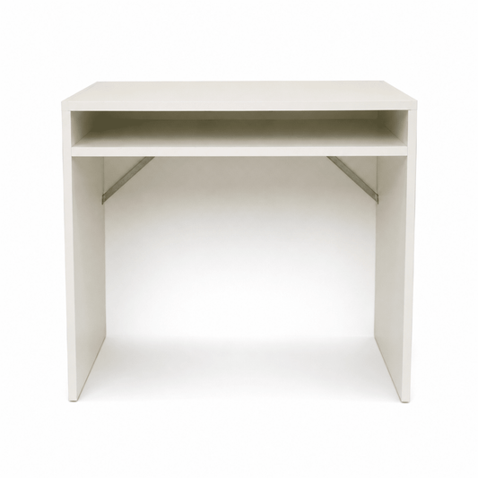 IKEA TORALD Compact Study Desk with Shelf – White – 65 × 40 × 75 cm - Al Thahani Furniture