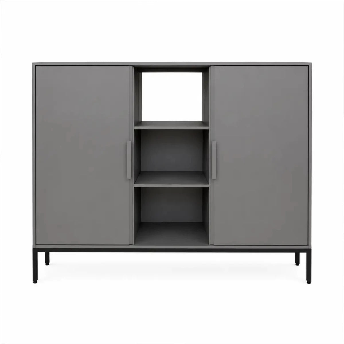 IKEA TULLSTORP Cabinet | Grey, 99x35x89 cm - used 3 months - Al Thahani Furniture