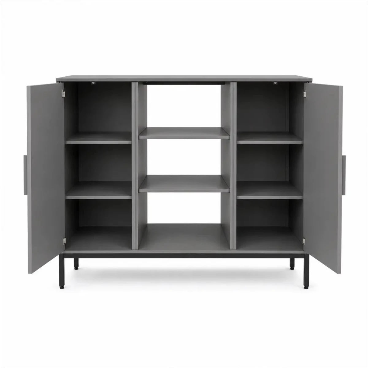 IKEA TULLSTORP Cabinet | Grey, 99x35x89 cm - used 3 months - Al Thahani Furniture