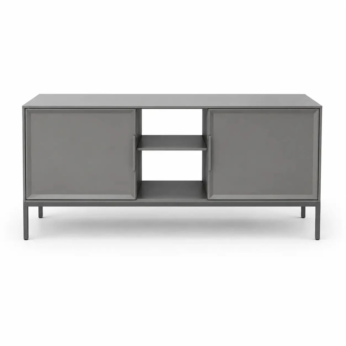 IKEA TULLSTORP TV Bench | Grey, 114x35x53 cm - used 3 months - Al Thahani Furniture