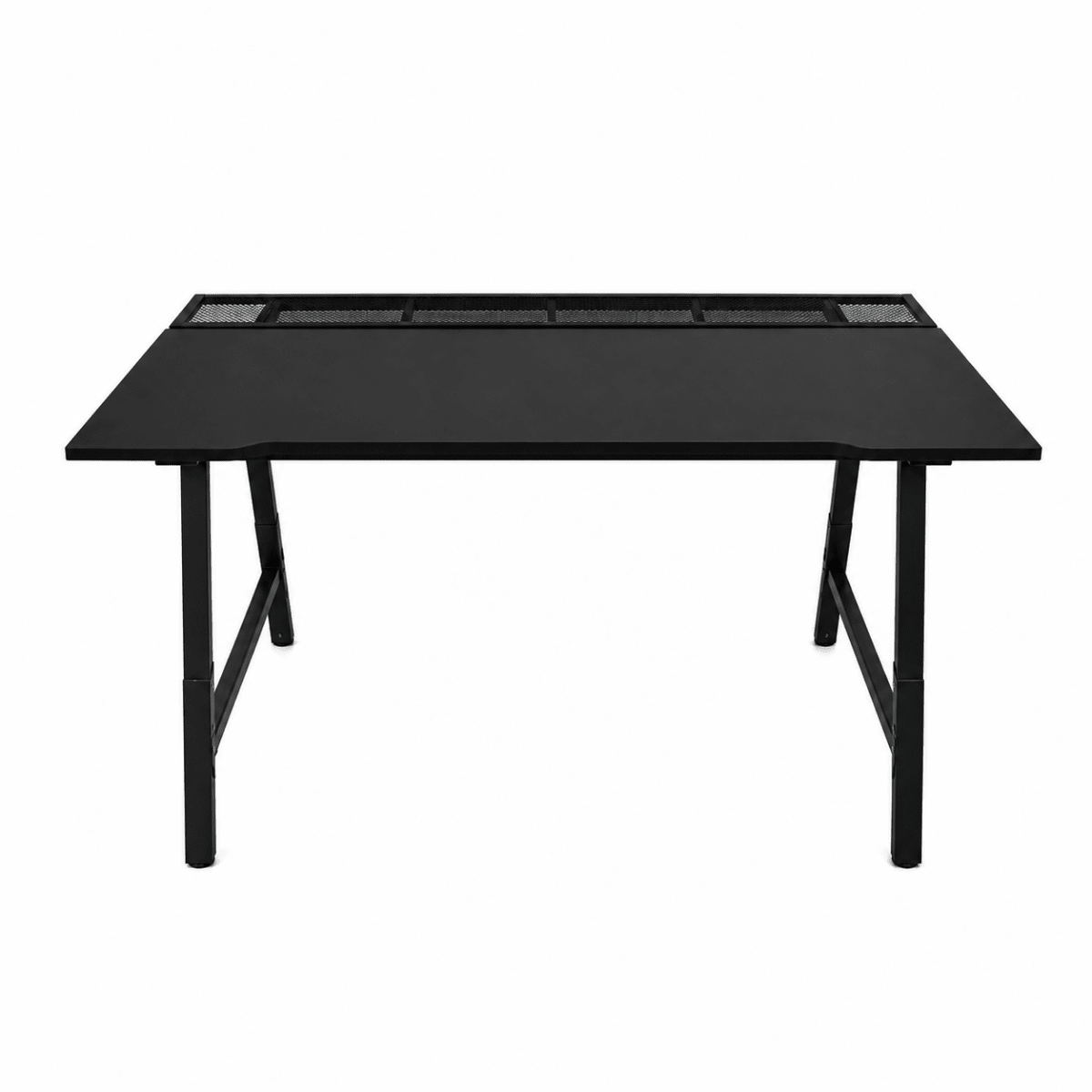 IKEA UTESPELARE Gaming Desk | Black, 160x80 cm, Adjustable Height, Cable Management - used 7 months - Al Thahani Furniture