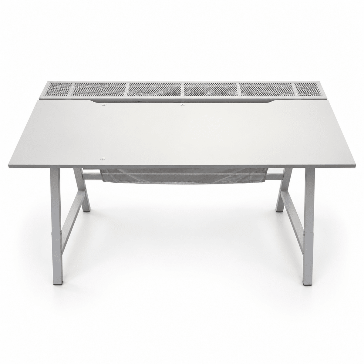 IKEA UTESPELARE Gaming Desk with Cable Management – Light Grey – 160 × 80 cm - Al Thahani Furniture