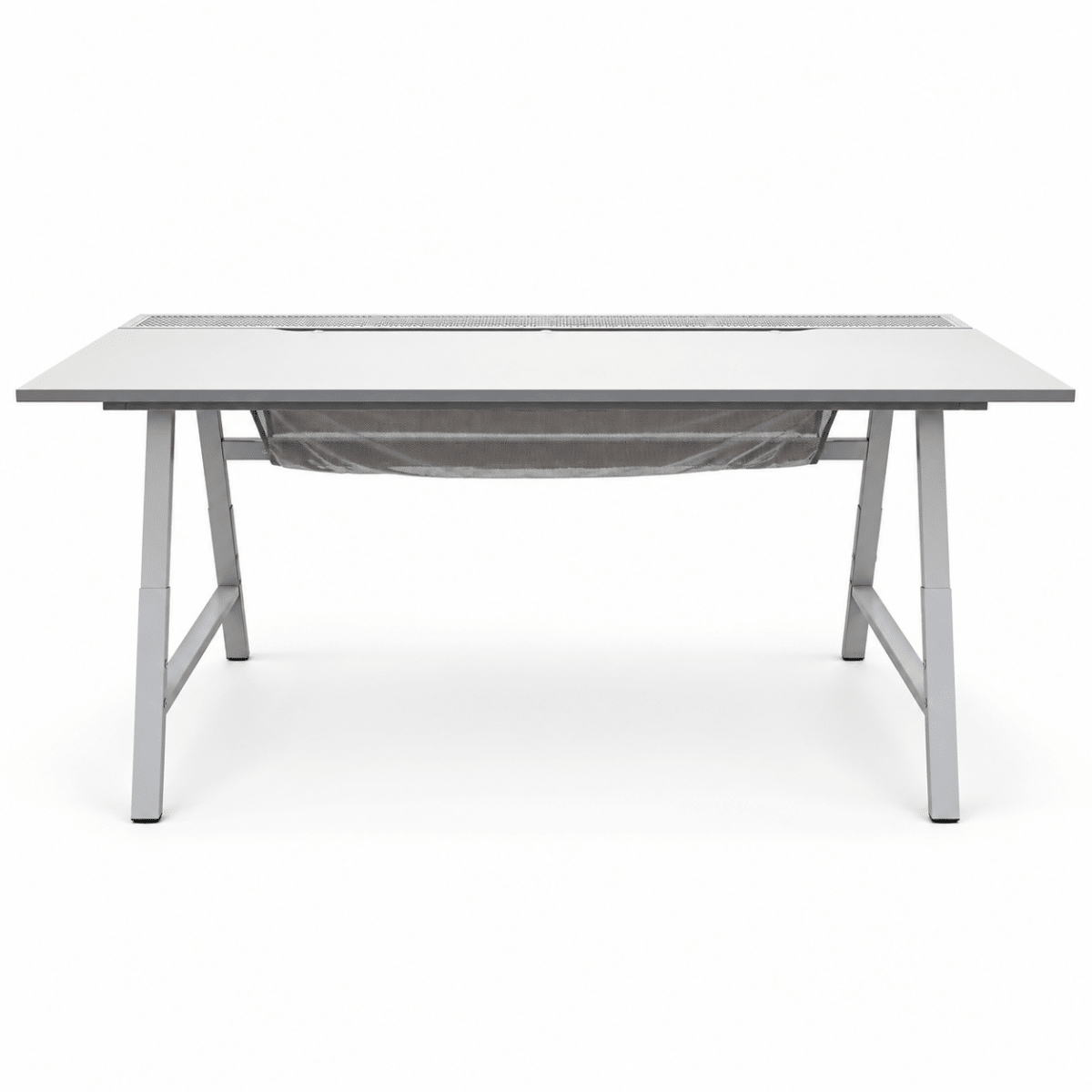 IKEA UTESPELARE Gaming Desk with Cable Management – Light Grey – 160 × 80 cm - Al Thahani Furniture