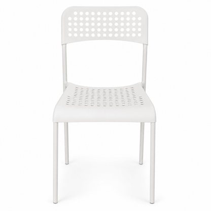 IKEA VANGSTA / TEODORES Extendable Dining Set with 4 Chairs – White - Al Thahani Furniture