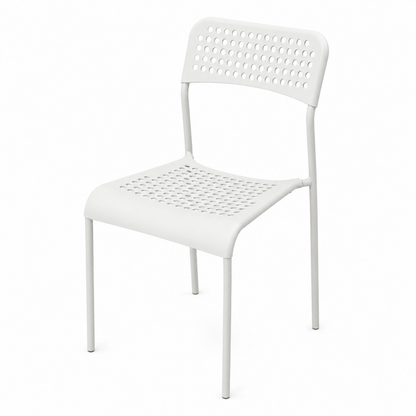 IKEA VANGSTA / TEODORES Extendable Dining Set with 4 Chairs – White - Al Thahani Furniture