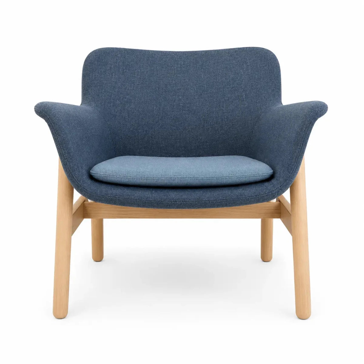 IKEA VEDBO Armchair | Gunnared Blue, Scandinavian Accent Chair - used 3 months - Al Thahani Furniture