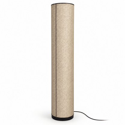 IKEA VIDJA Floor Lamp – 138 cm – White Textile Shade - Al Thahani Furniture