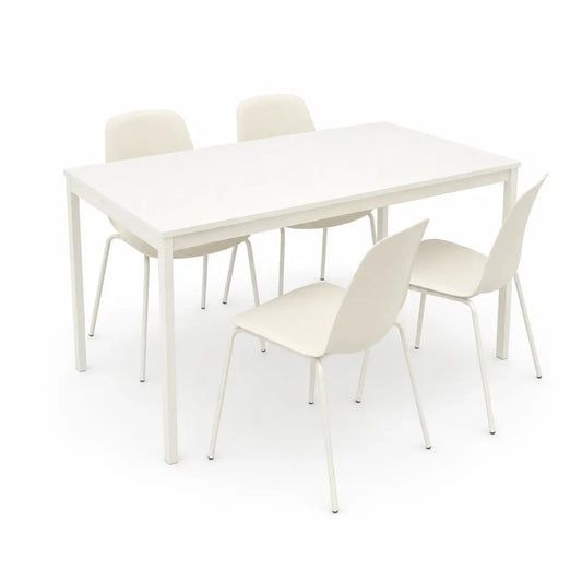 IKEA VIHALS 4-Chair Dining Table Set - used 6 months - Al Thahani Furniture