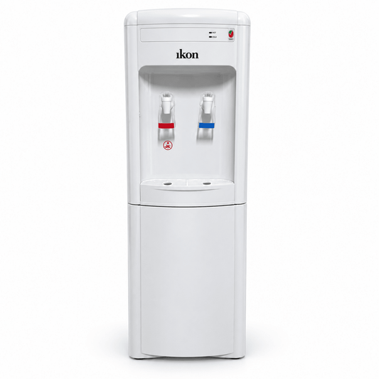 Ikon IK-HD002 Hot & Cold Water Dispenser with Cabinet – White - Al Thahani Furniture