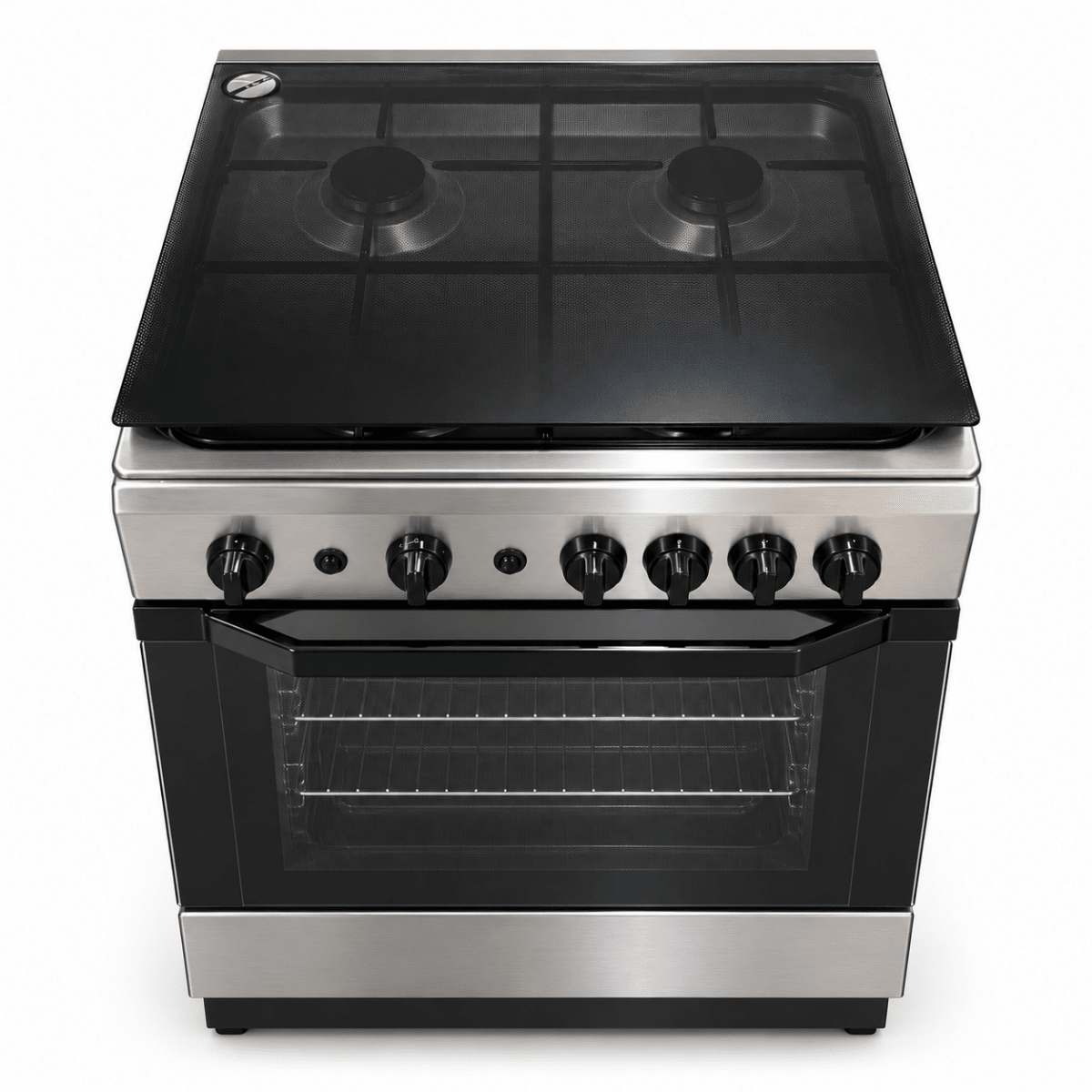 Indesit 4-Burner Freestanding Gas Cooker with Oven – 60 × 60 cm – Stainless Steel - Al Thahani Furniture