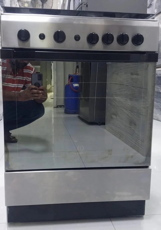 Indesit 60cm Free - Standing Gas Cooker | Compact Design | Efficient Performance - althahanifurniture