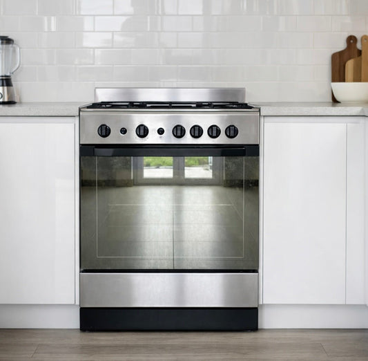 Indesit 60cm Freestanding Gas Cooker | Compact 60x60cm | Auto Ignition & Flame Safety - althahanifurniture