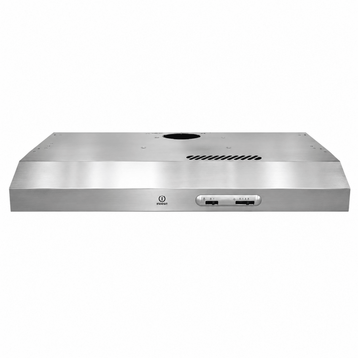 Indesit ISLK 96 LS X 90cm Freestanding/Visor Cooker Hood | Stainless Steel - used 8 months - Al Thahani Furniture