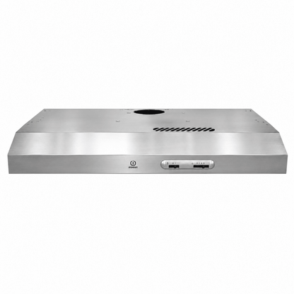Indesit ISLK 96 LS X 90cm Freestanding/Visor Cooker Hood | Stainless Steel - used 8 months - Al Thahani Furniture