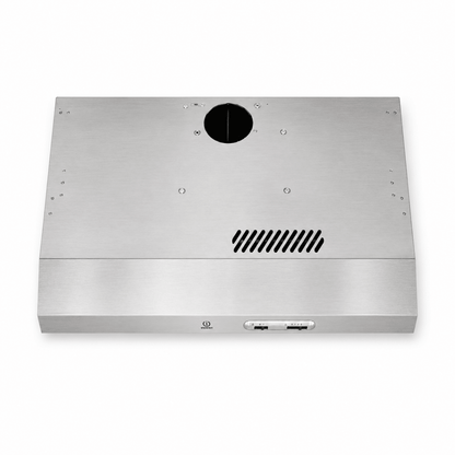 Indesit ISLK 96 LS X 90cm Freestanding/Visor Cooker Hood | Stainless Steel - used 8 months - Al Thahani Furniture