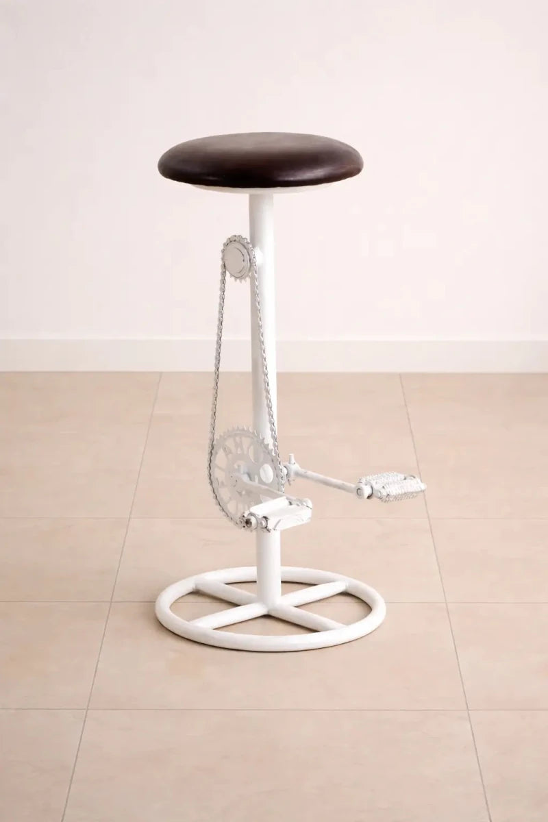 Industrial Bicycle Pedal Bar Stool – Unique Vintage Design - althahanifurniture