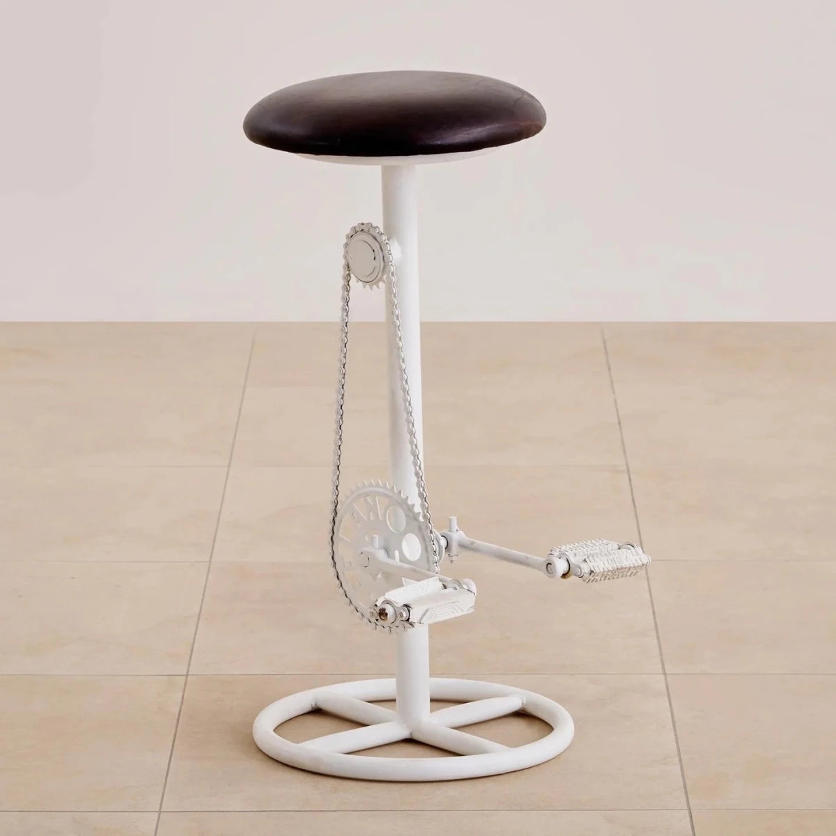 Industrial Bicycle Pedal Bar Stool | Unique Vintage Design - althahanifurniture