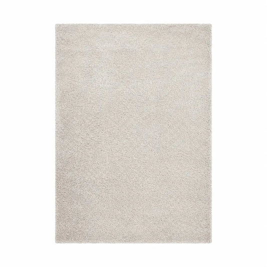 JONATHAN Y Mercer Shag Plush Area Rug | Cream, 160x230 cm - used 3 months - Al Thahani Furniture