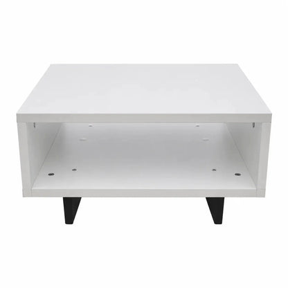 JV Home Hola Coffee Table | White-Dark Grey Geometric - used 2 months - Al Thahani Furniture