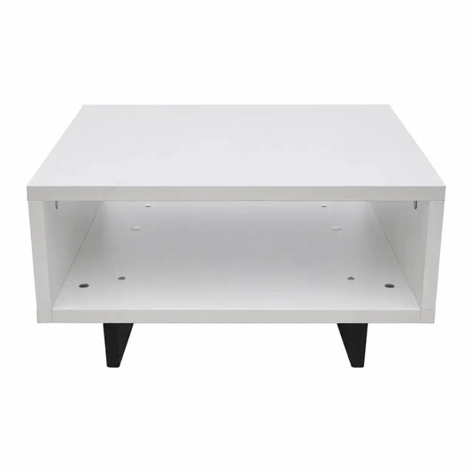 JV Home Hola Coffee Table | White-Dark Grey Geometric - used 2 months - Al Thahani Furniture