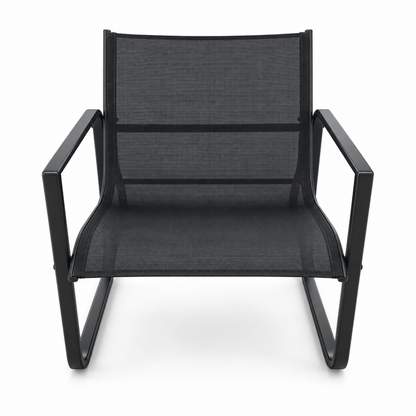JYSK HORNSLET 4-Seater Outdoor Lounge Set – Black - Al Thahani Furniture