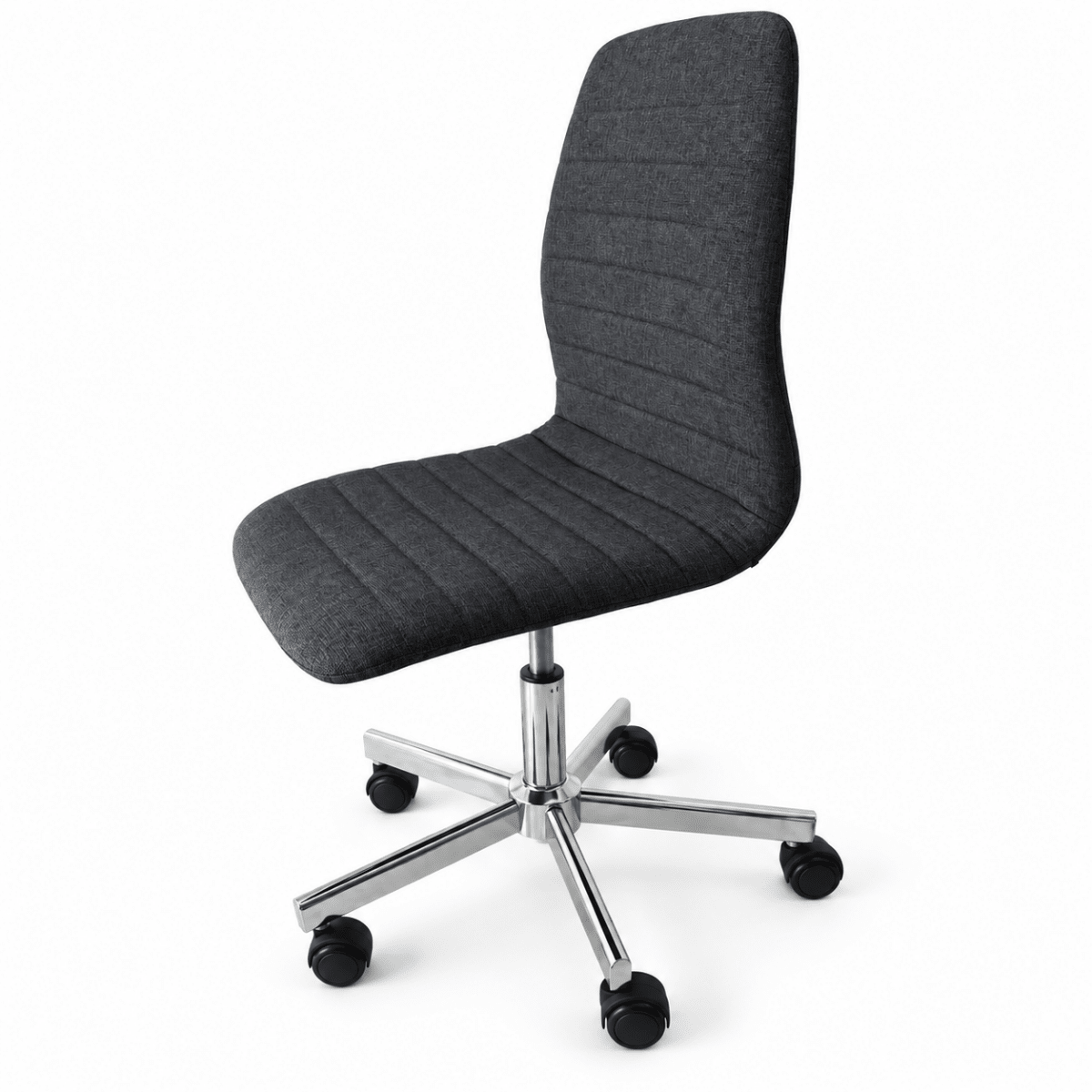 JYSK PEBRINGE Adjustable Swivel Desk Chair – Dark Grey - Al Thahani Furniture