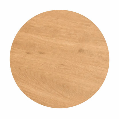 JYSK SPODSBJERG Coffee Table | Oak Veneer, Round, 67 cm - used 4 months - Al Thahani Furniture