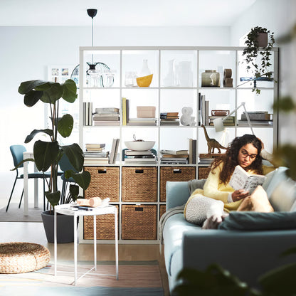 IKEA KALLAX Shelving Unit | White, 182x39x182 cm