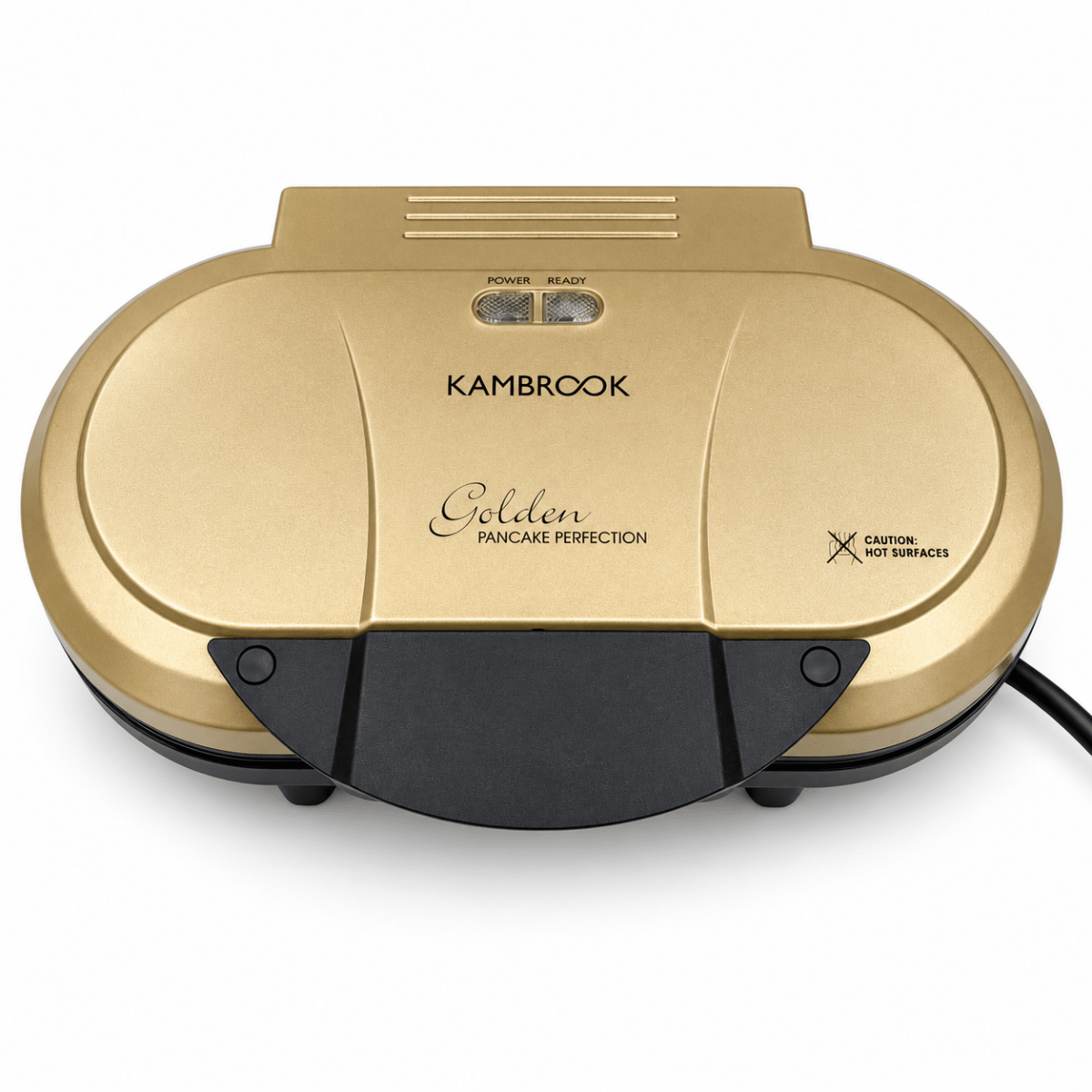 Kambrook Golden Pancake Perfection Dual Pancake Maker KPC120 – Gold - Al Thahani Furniture