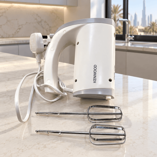 Kenwood HMP22 300W Hand Mixer with 5 Speeds & Turbo – White - Al Thahani Furniture