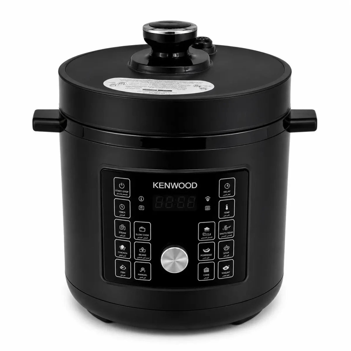 Kenwood PCM95.000BK 16-in-1 Electric Pressure Cooker & Multicooker | 8L, 1350W - used 5 months - Al Thahani Furniture