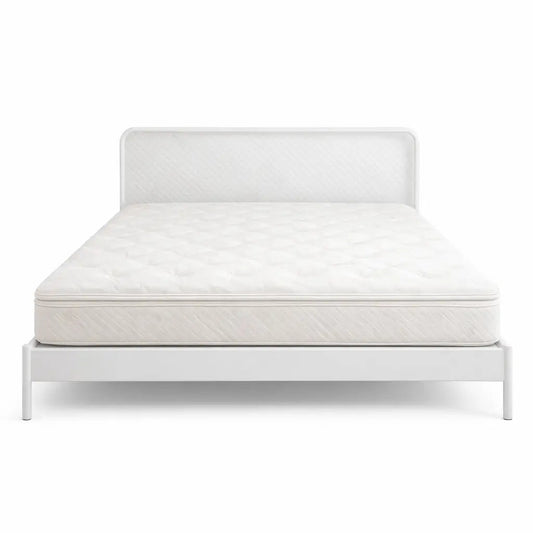 King Bed & Mattress Set – Metallic Frame – 180x200 cm – Premium Mattress Included - althahanifurniture