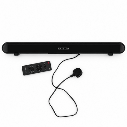 Krypton KNMS5482 45W Bluetooth 5.3 Soundbar with HDMI & Remote Control – Black - Al Thahani Furniture