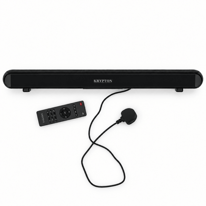 Krypton KNMS5482 45W Bluetooth 5.3 Soundbar with HDMI & Remote Control – Black - Al Thahani Furniture