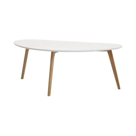 LEJRE Coffee Table 60x120 white/oak – used 5 months - althahanifurniture
