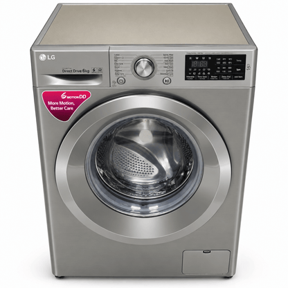 LG 6kg Inverter Direct Drive Front Load Washing Machine – Stone Silver – F2J5NNP7S - Al Thahani Furniture