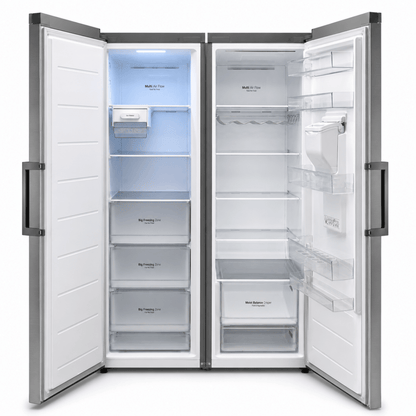 LG 708L Twin Fridge & Freezer Set with Water Dispenser | Platinum Silver - Al Thahani Furniture